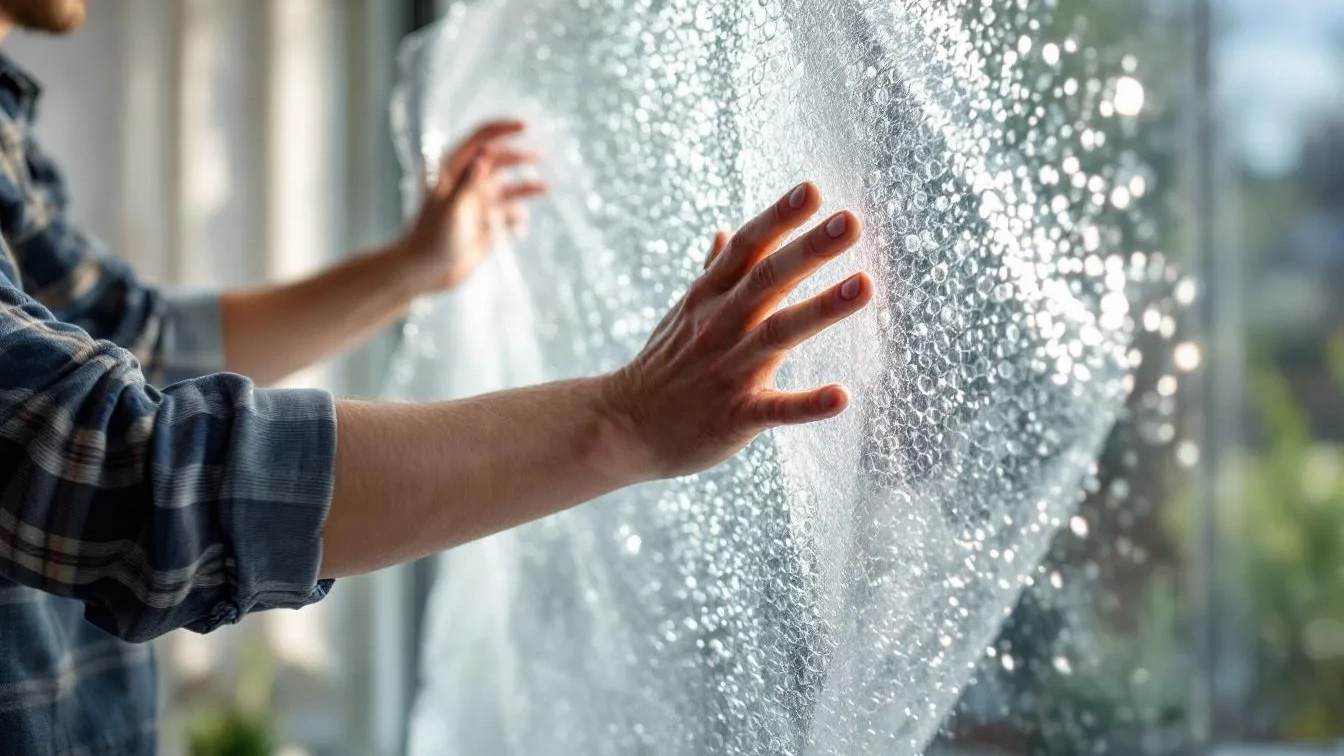 Bewaar je noppenfolie: de slimme en gratis manier om je ramen deze winter perfect te isoleren