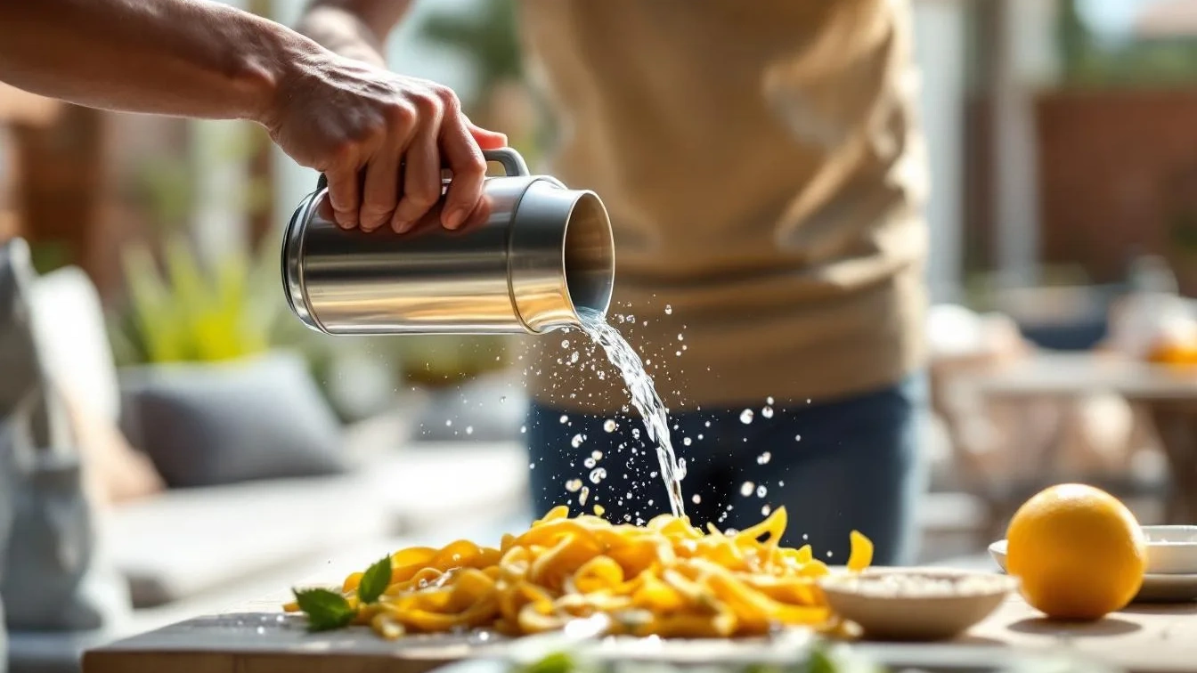 De ‘pasta-power’: waarom slimme huiseigenaren kookwater bewaren voor een perfect schoon terras