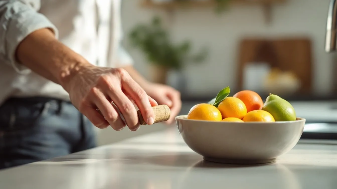 Vergeet dure sprays: waarom slimme huishoudens een wijnkurk gebruiken om vliegen op afstand te houden